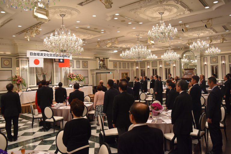 日台経済文化交流協会、新年会で花蓮地震被災者に黙祷