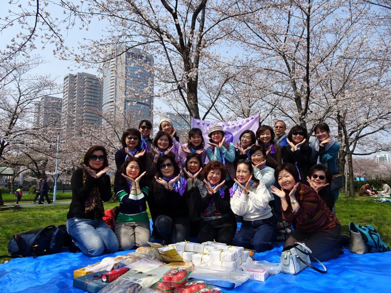 大阪櫻花季開幕世華關西分會賞櫻聯誼