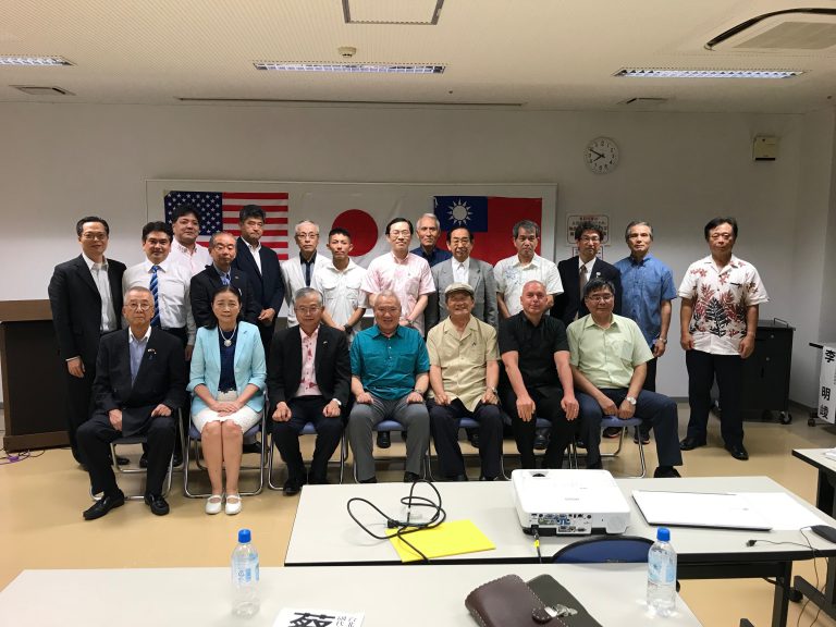 蔡副代表出席「台日美三國防衛研討會」　同時拜會沖繩當地政要