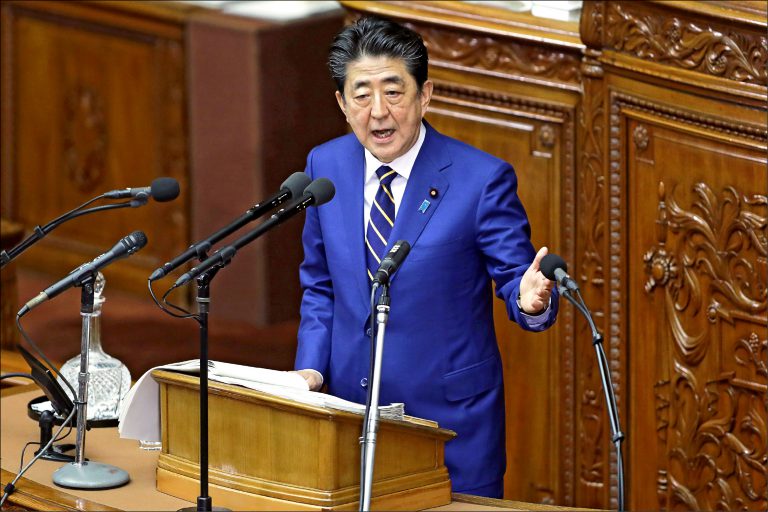 日首相安倍發聲挺台參加WHO