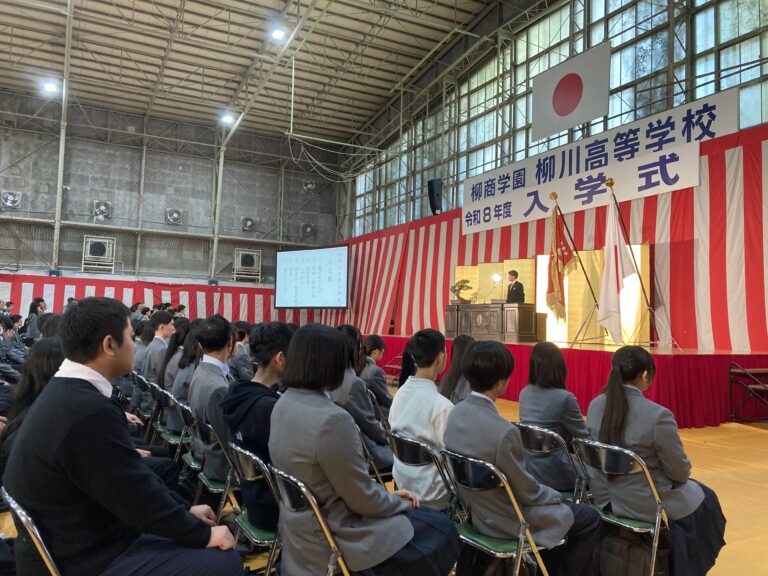 柳川高校令和8年度入學式駐福岡辦事處前往祝賀