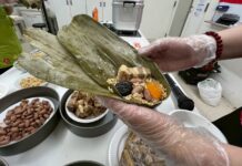 粽香飄大阪 台灣端午文化體驗熱鬧登場 教包粽子