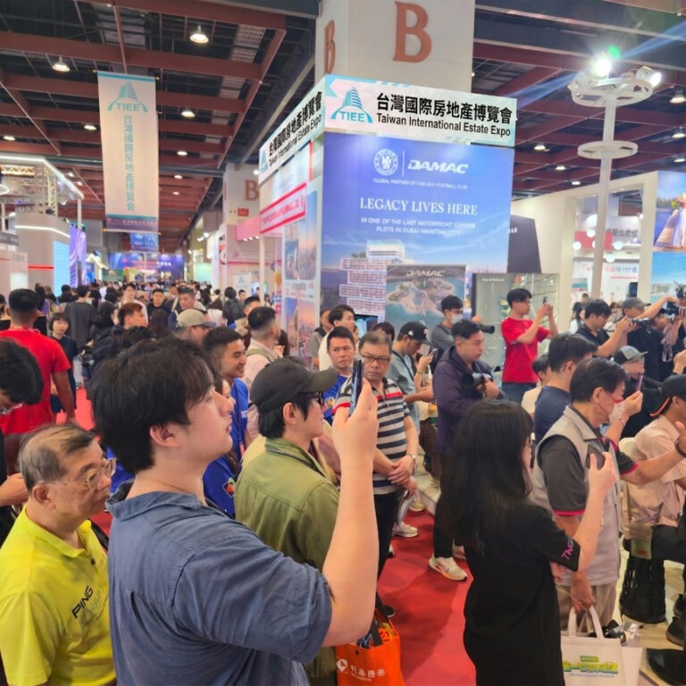去年展會現場，吸引滿滿人潮熱烈參與。(圖/台灣國際房地產博覽會提供)