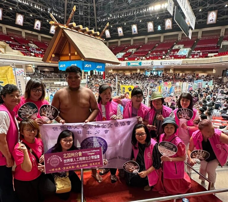 世華日本分會30位姐妹齊聚兩國國技館 體驗日本國技相撲　為全國少年選手加油喝采