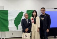 左起：王紹英會長、吳欣岱醫師、林省吾會長